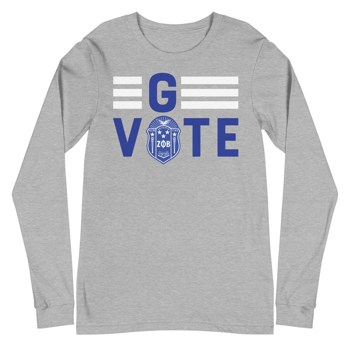 Zeta Go Vote Long-Sleeve T-Shirt