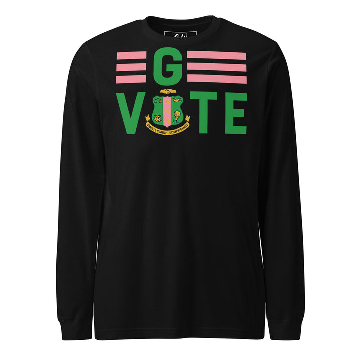 AKA Go Vote Long Sleeve T-Shirt