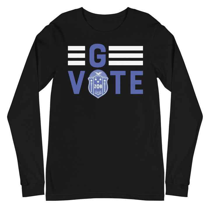 Zeta Go Vote Long-Sleeve T-Shirt