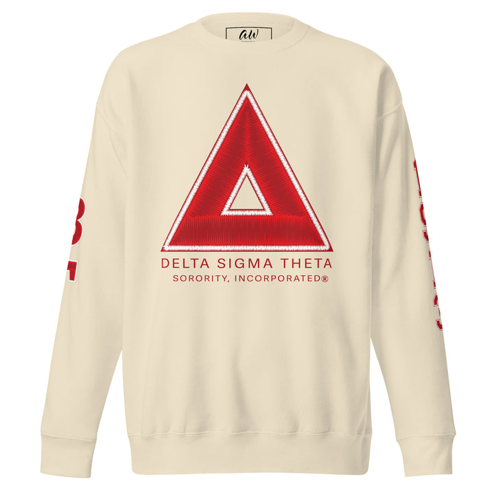 DST Varsity Sweatshirt (Red Direct to Garment Print)