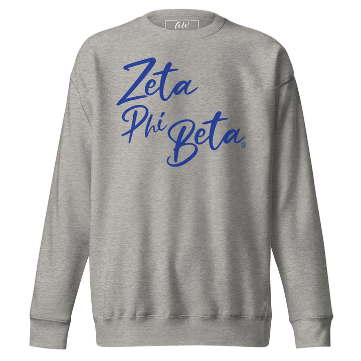 Zeta Phi Beta Scripted Sweatshirt