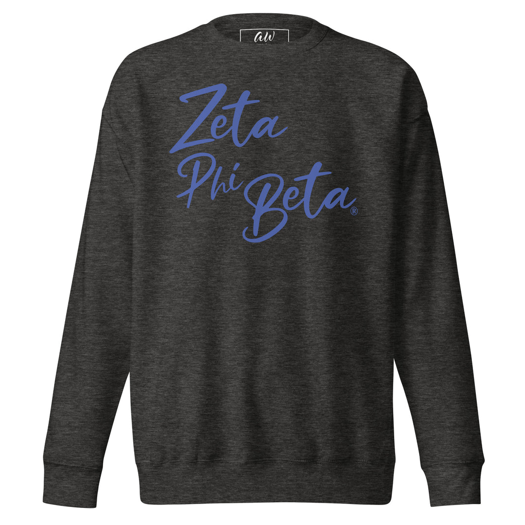 Zeta Phi Beta Scripted Sweatshirt