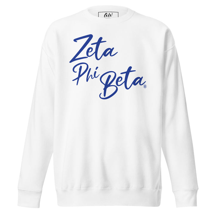 Zeta Phi Beta Scripted Sweatshirt