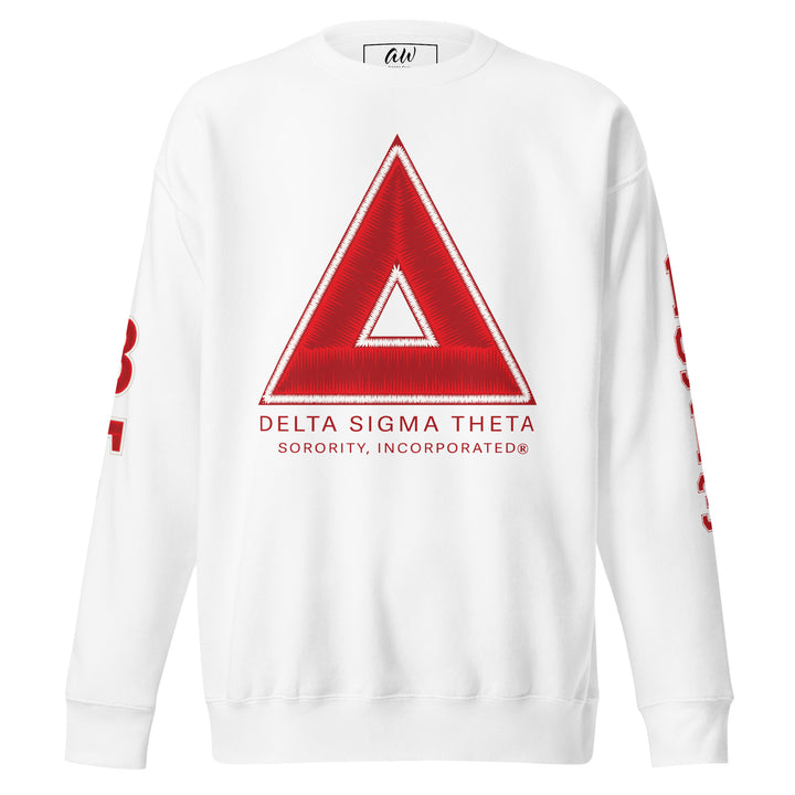 DST Varsity Sweatshirt (Red Direct to Garment Print)