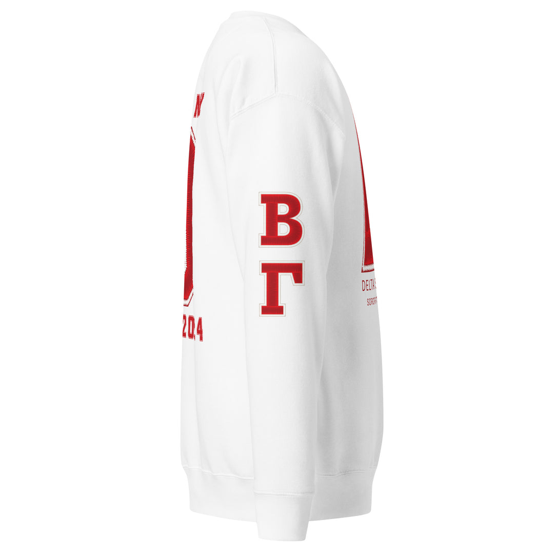 DST Varsity Sweatshirt (Red Direct to Garment Print)