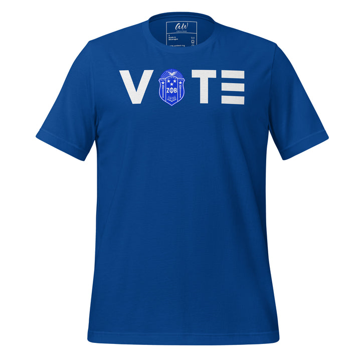 Zeta Blue VOTE Shirt