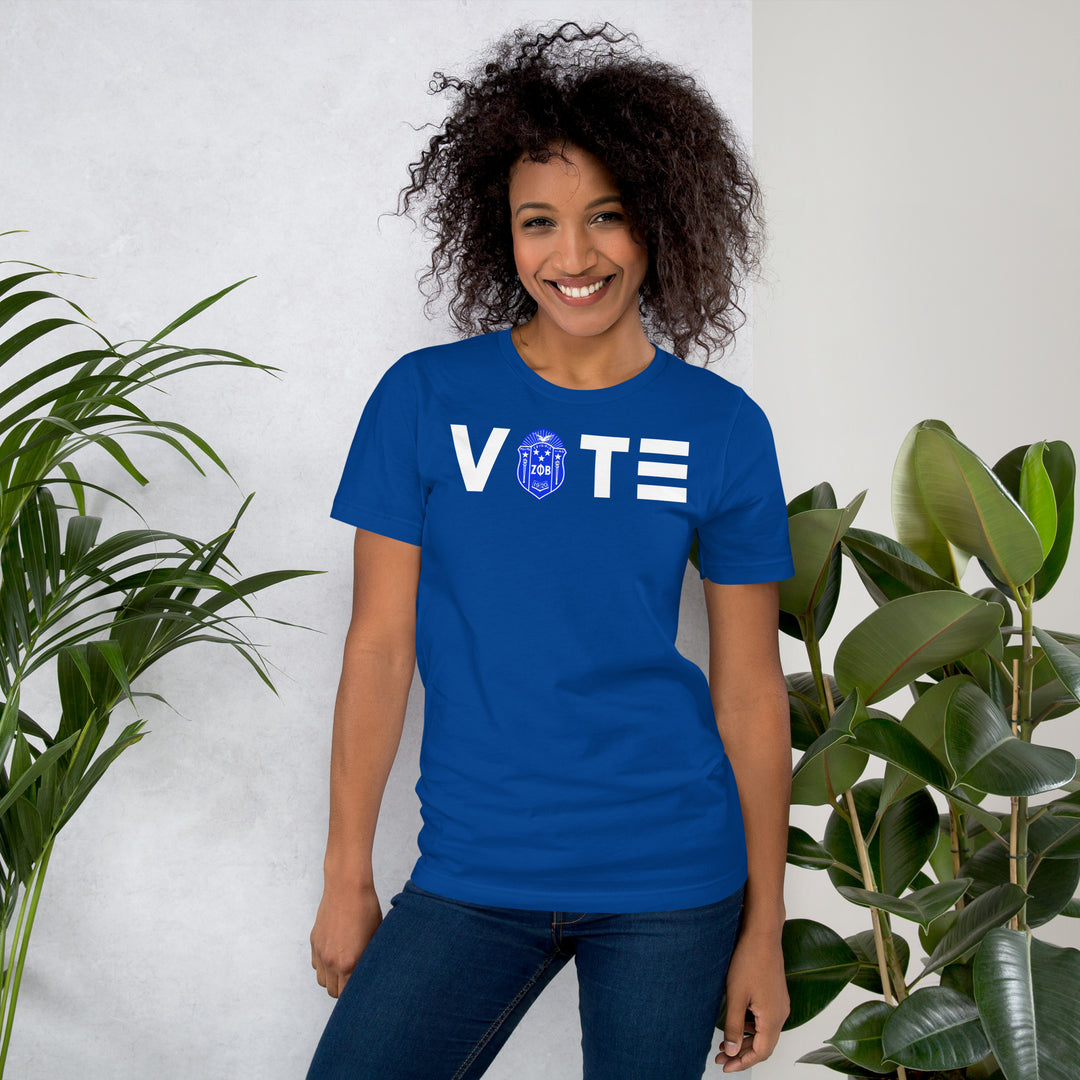 Zeta Blue VOTE Shirt