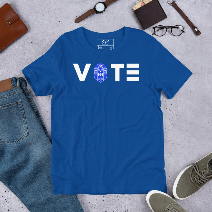 Zeta Blue VOTE Shirt