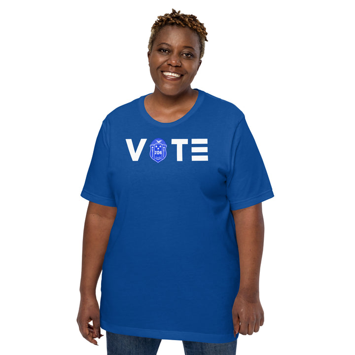 Zeta Blue VOTE Shirt