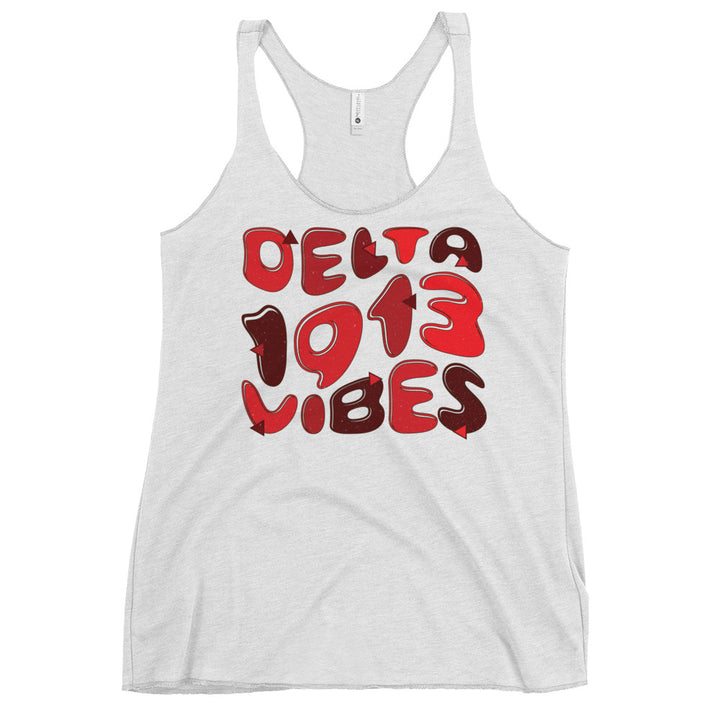 Delta Sigma Theta Vibes Racerback Tank