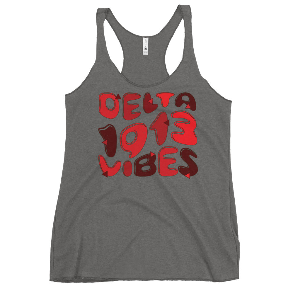 Delta Sigma Theta Vibes Racerback Tank